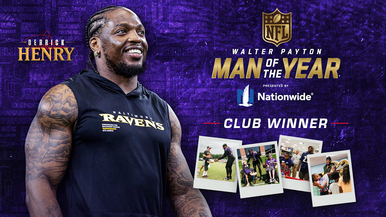Derrick Henry Is Ravens’ 2025 Walter Payton Man of the Year