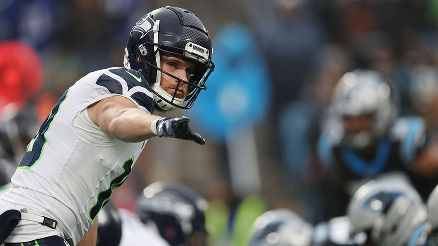 Seattle Seahawks WR blocking Cooper Kupp...