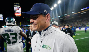 Seattle Seahawks Mike Macdonald...