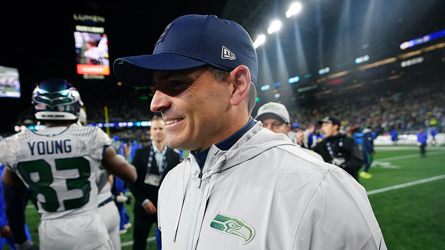 Seattle Seahawks Mike Macdonald...
