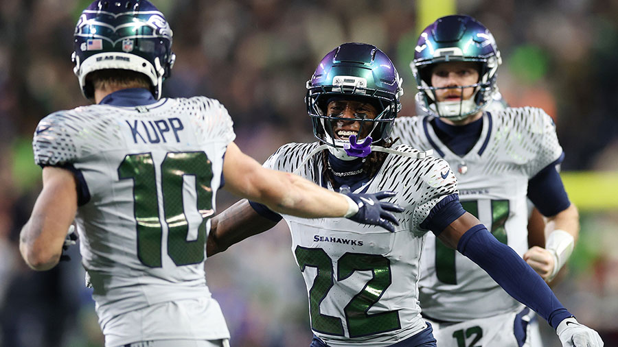 Seattle Seahawks Rashid Shaheed...