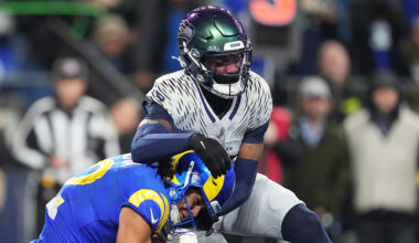 Seattle Seahawks Riq Woolen injury updates LA Rams Los Angeles Puka Nacua...