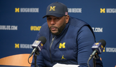 Ex-Michigan coach Sherrone Moore in police custody hours after firing
