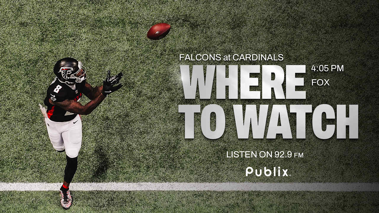 Where to watch, listen and stream Falcons at Cardinals