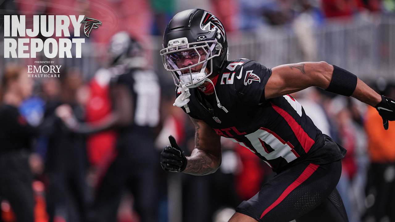 A.J. Terrell limited as Atlanta holds walk through