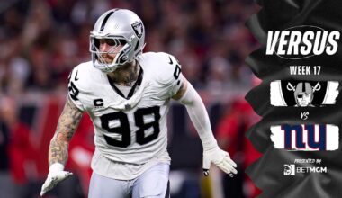 With two games left, Maxx Crosby looks to maintain high gear in Week 17 vs. Giants