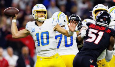 Chargers' Justin Herbert continues 'to think about' playoff flop vs. Texans with rematch on tap Saturday