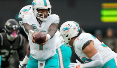 Dolphins' Tua Tagovailoa takes wins over passing stats