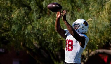 Cardinals WR Marvin Harrison Jr. expected to play Sunday against Falcons