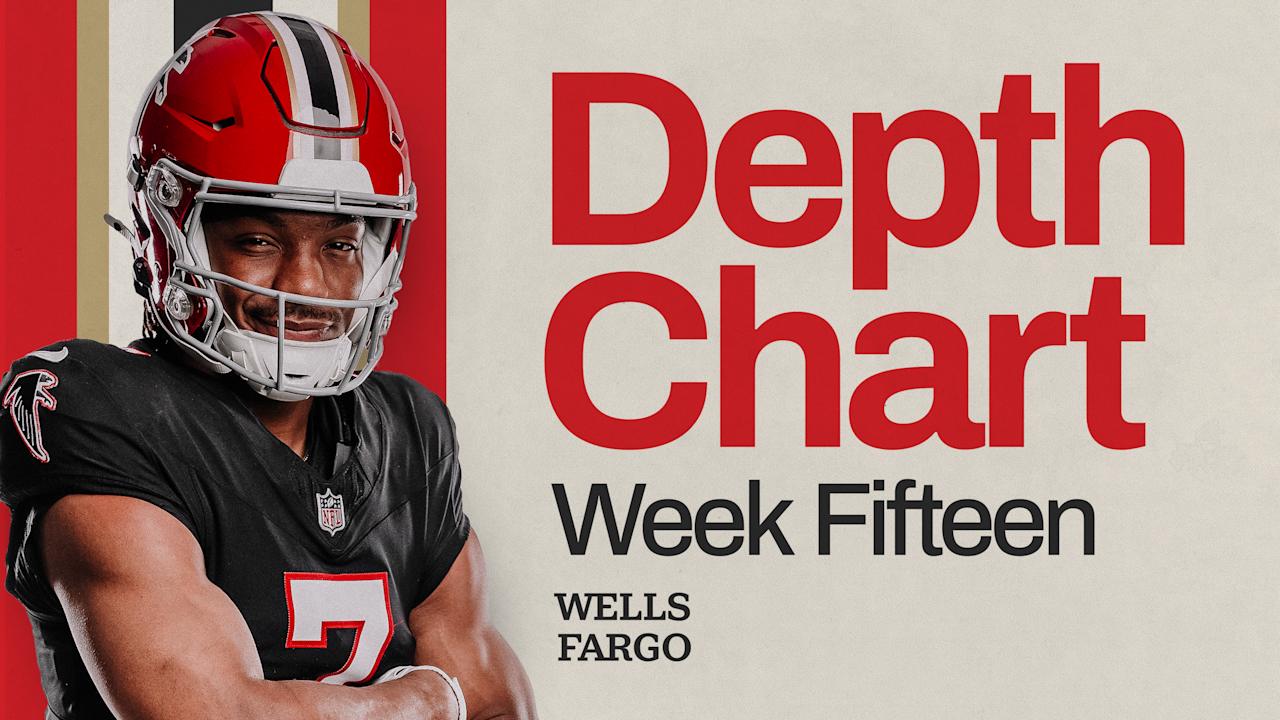 Atlanta Falcons' depth chart vs. Tampa Bay Buccaneers