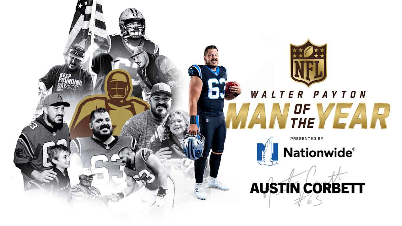 Austin Corbett named NFL Walter Payton Man of the Year club winner