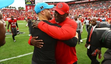 Bucs Hc Todd Bowles And Panthers Hc Dave Canales