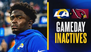 Cornerback Darious Williams among Rams' inactives for Week 14 at Cardinals