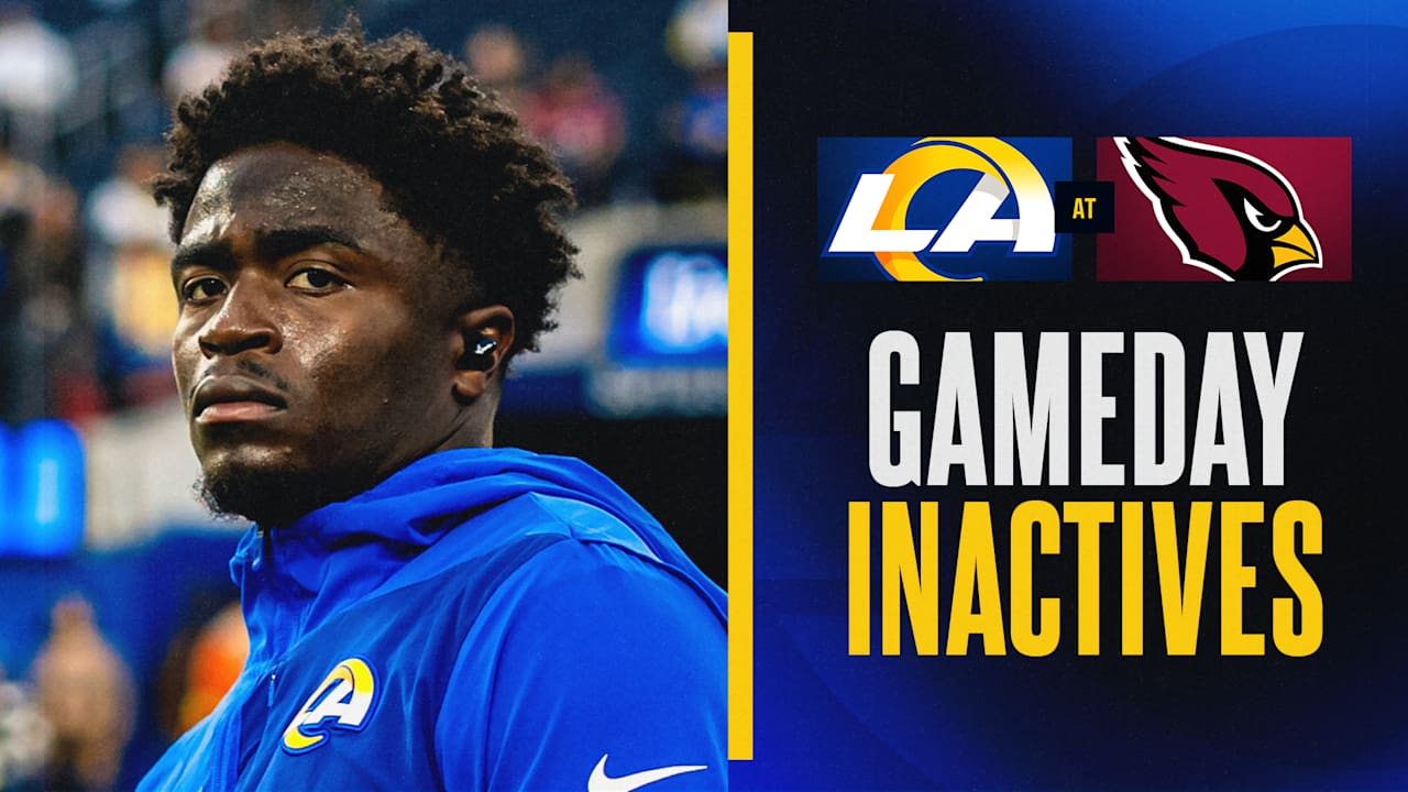 Cornerback Darious Williams among Rams' inactives for Week 14 at Cardinals