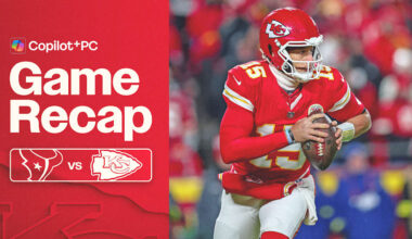 Chiefs Fall to Texans, 20-10, on Sunday Night Football