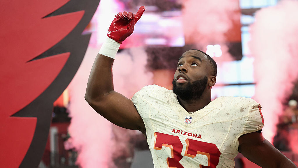 Cardinals' Trey Benson...