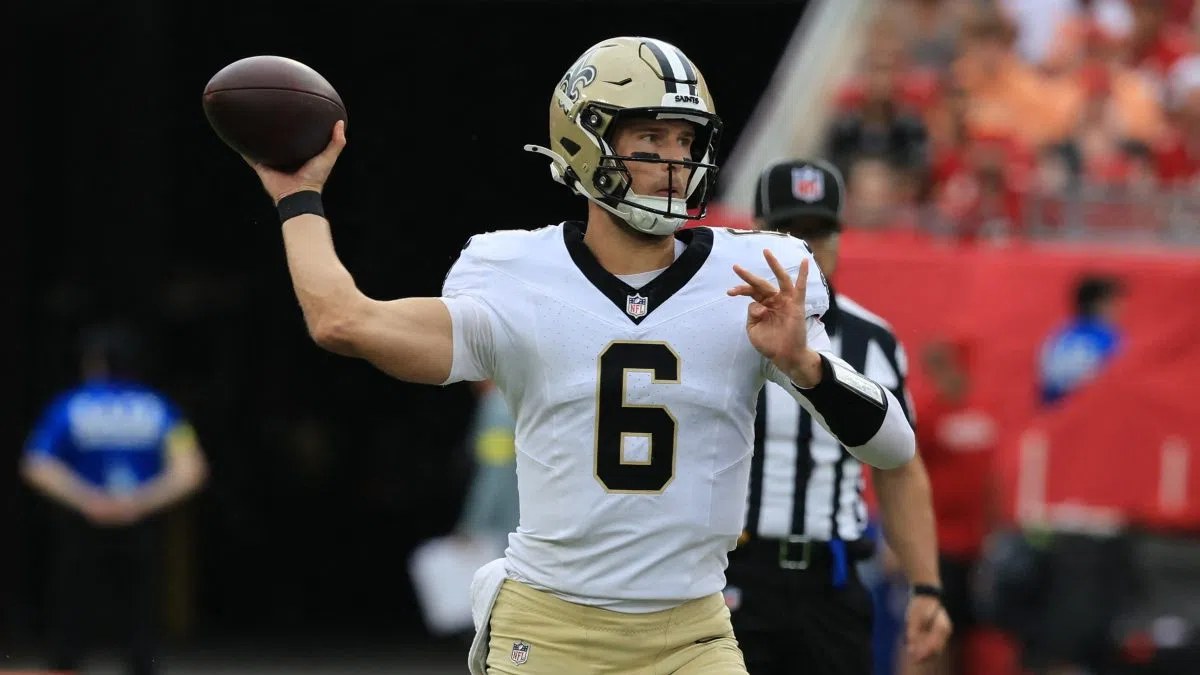 Tyler Shough can break two Saints rookie passing records vs Panthers