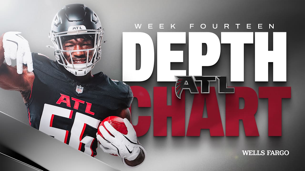 Atlanta Falcons' Week 14 depth chart