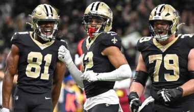 New Orleans Saints score 10 points in final 2:29 to cap frantic finish in 20-17 victory