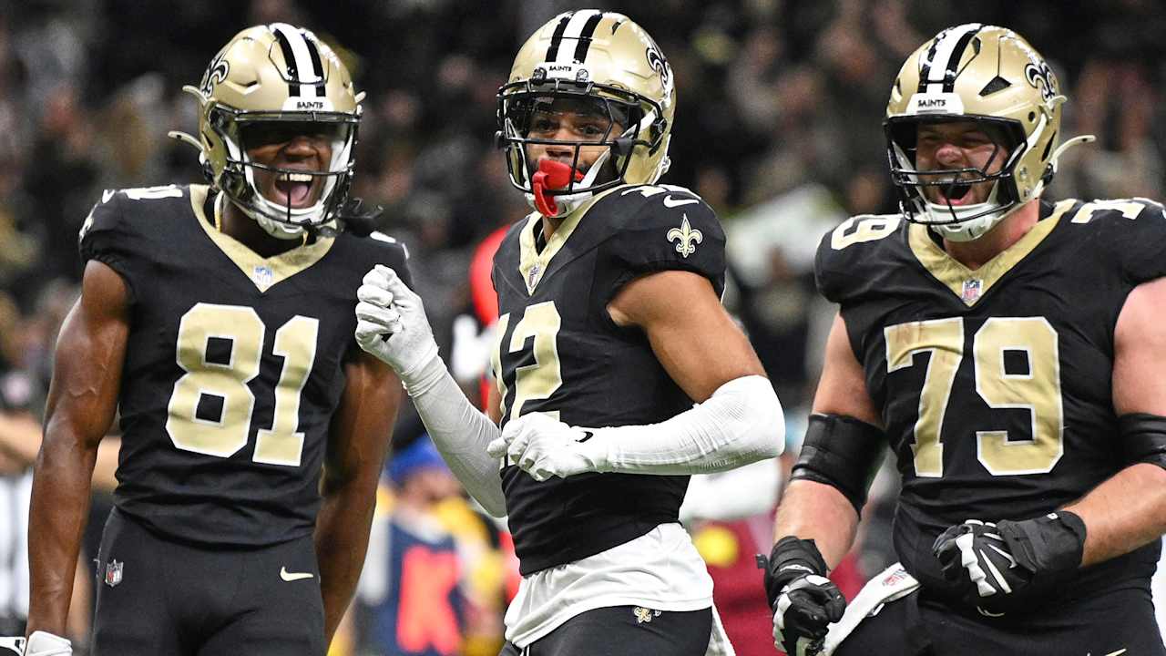 New Orleans Saints score 10 points in final 2:29 to cap frantic finish in 20-17 victory