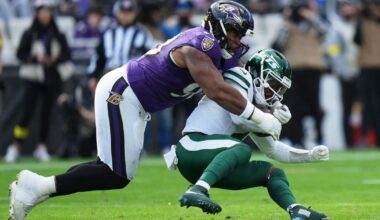 Baltimore Ravens agree to a 3-year contract extension with DL Travis Jones