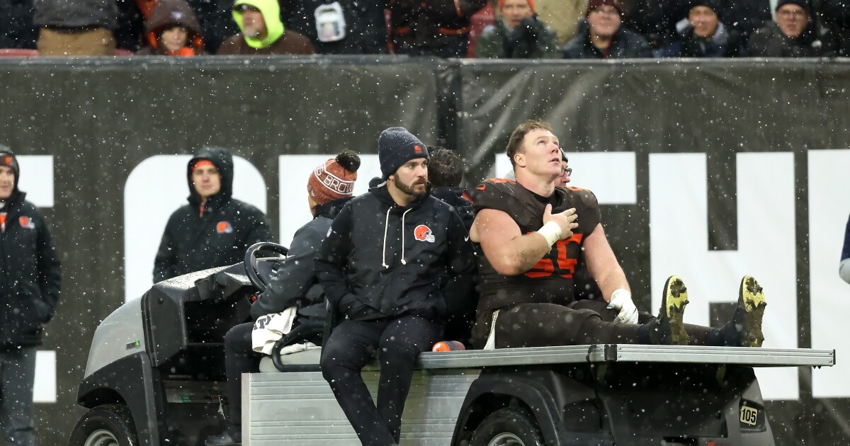 Ethan Pocic's season is over