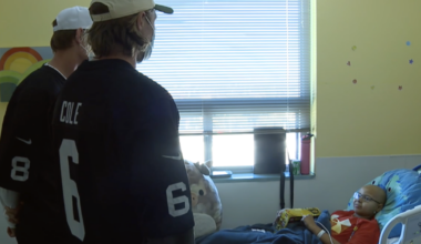 Cole, Carlson and Jeanty give back across Las Vegas