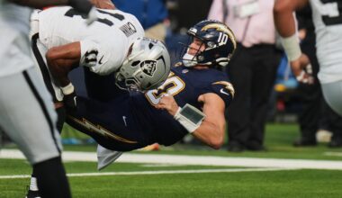 QB Justin Herbert breaks bone in left hand, but he's optimistic about playing for Chargers next week