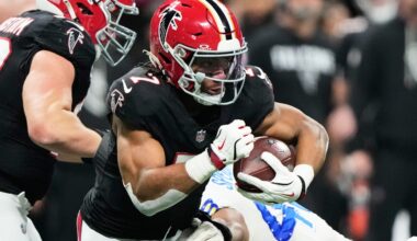 Bijan Robinson has 93-yard rush TD on record night for Falcons back
