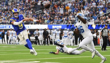 Matthew Stafford rallies Rams to 41-34 victory over Lions, clinching another playoff berth