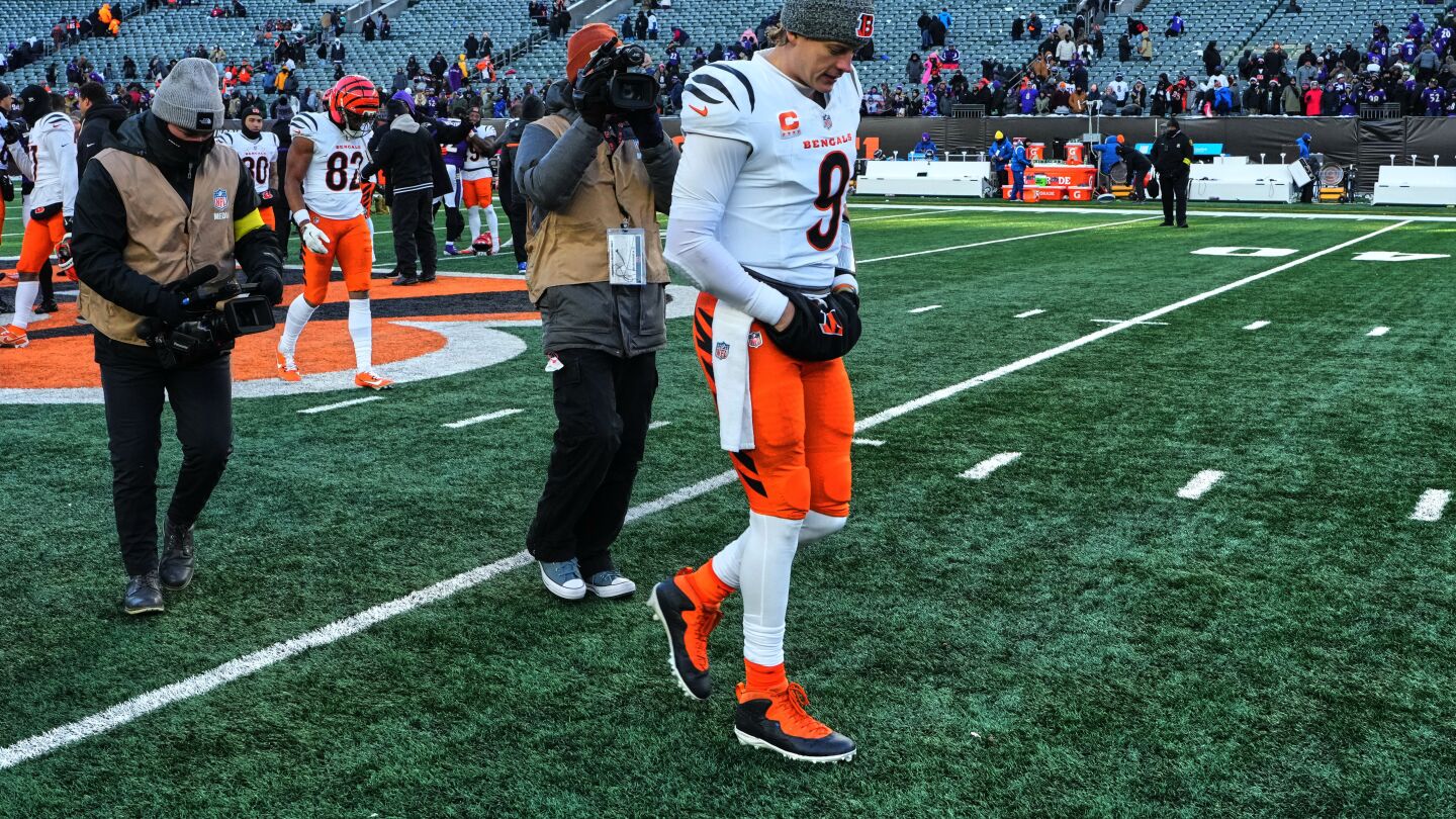 Bengals' Joe Burrow to play meaningless games for the first time in his career