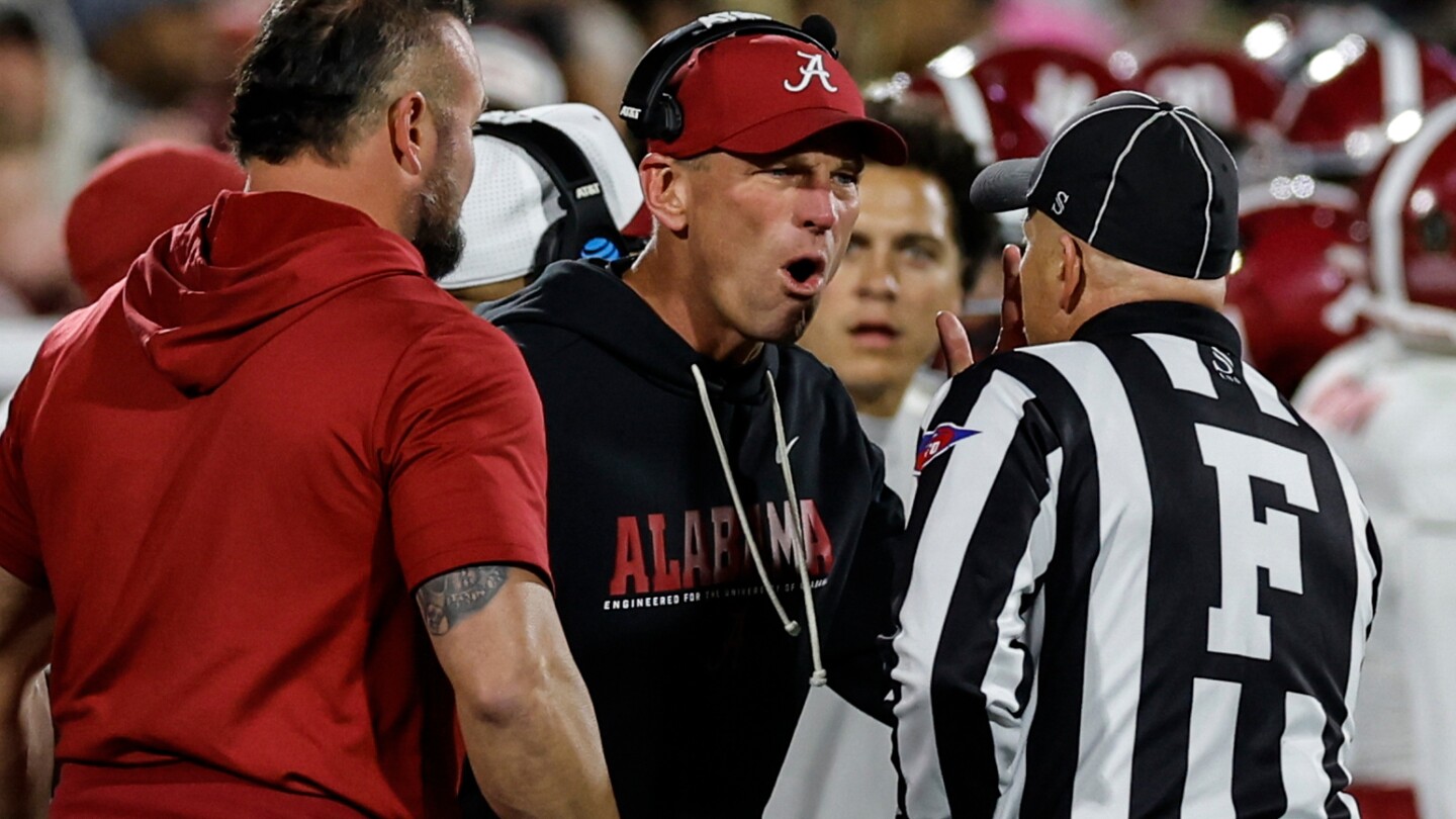 Alabama coach DeBoer answers critics with playoff win
