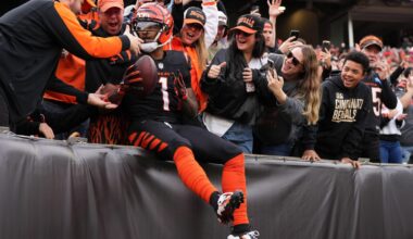 Ja'Marr Chase has two TD catches as Bengals breeze past Cardinals 37-14