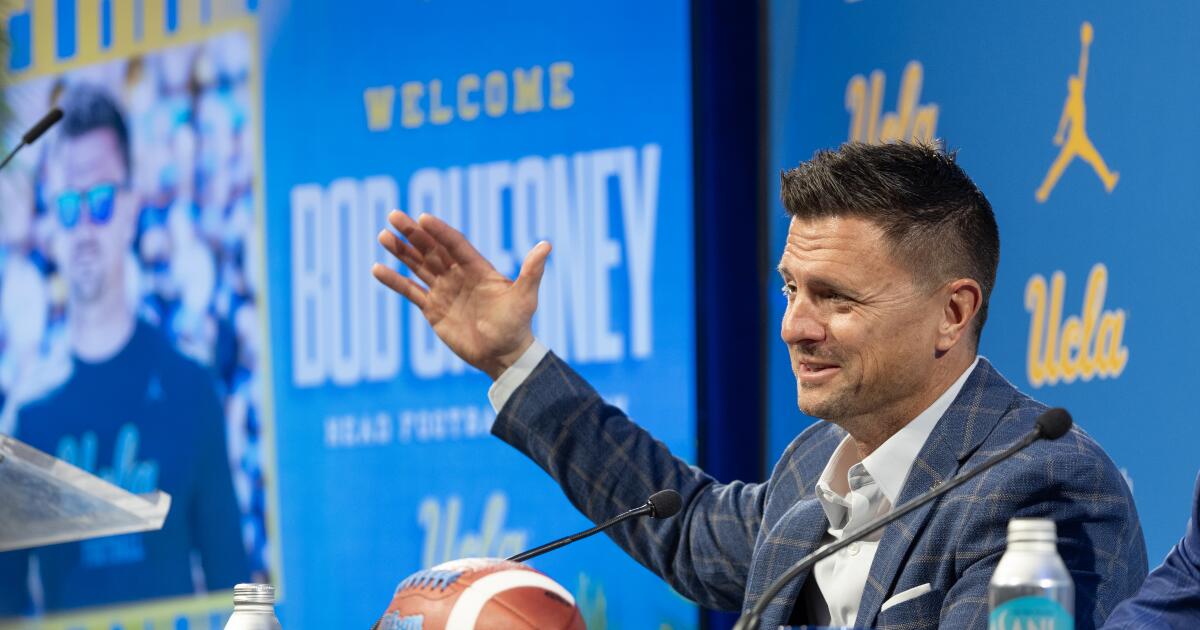 Why UCLA football coach Bob Chesney believes the Bruins will win