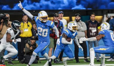 Justin Herbert and Chargers show grit in overtime win over Eagles