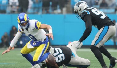 Matthew Stafford owns up to his mistakes in Rams' loss to Panthers