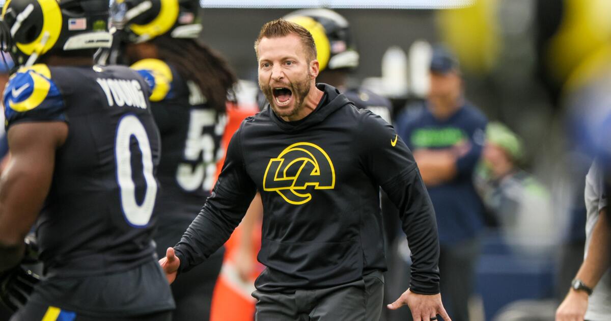 Sean McVay doesn't care about tracking Rams' playoff seeding