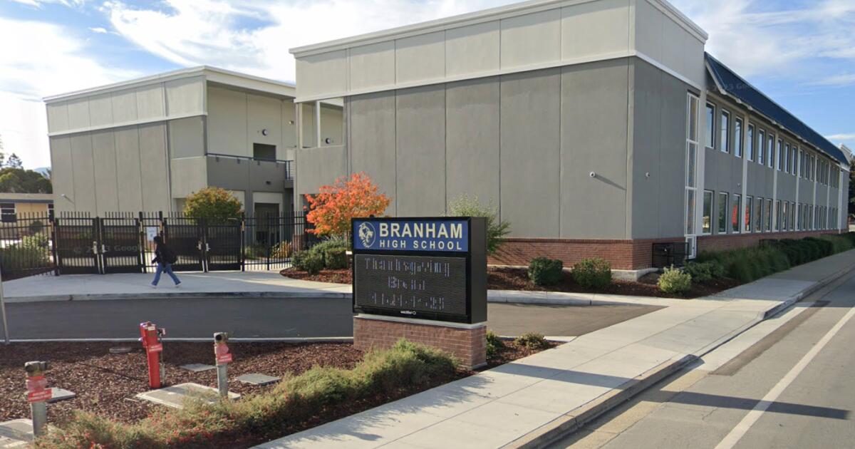 Students form human swastika on San José high school football field