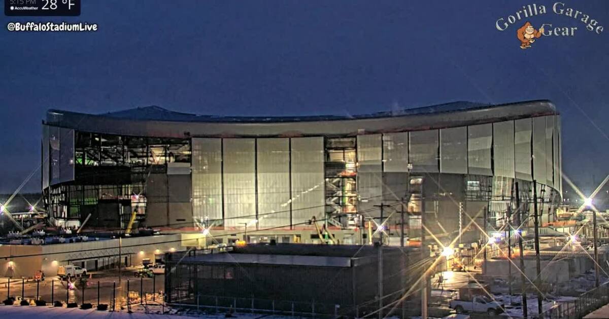 Buffalo Bills' new stadium reaches 75% completion