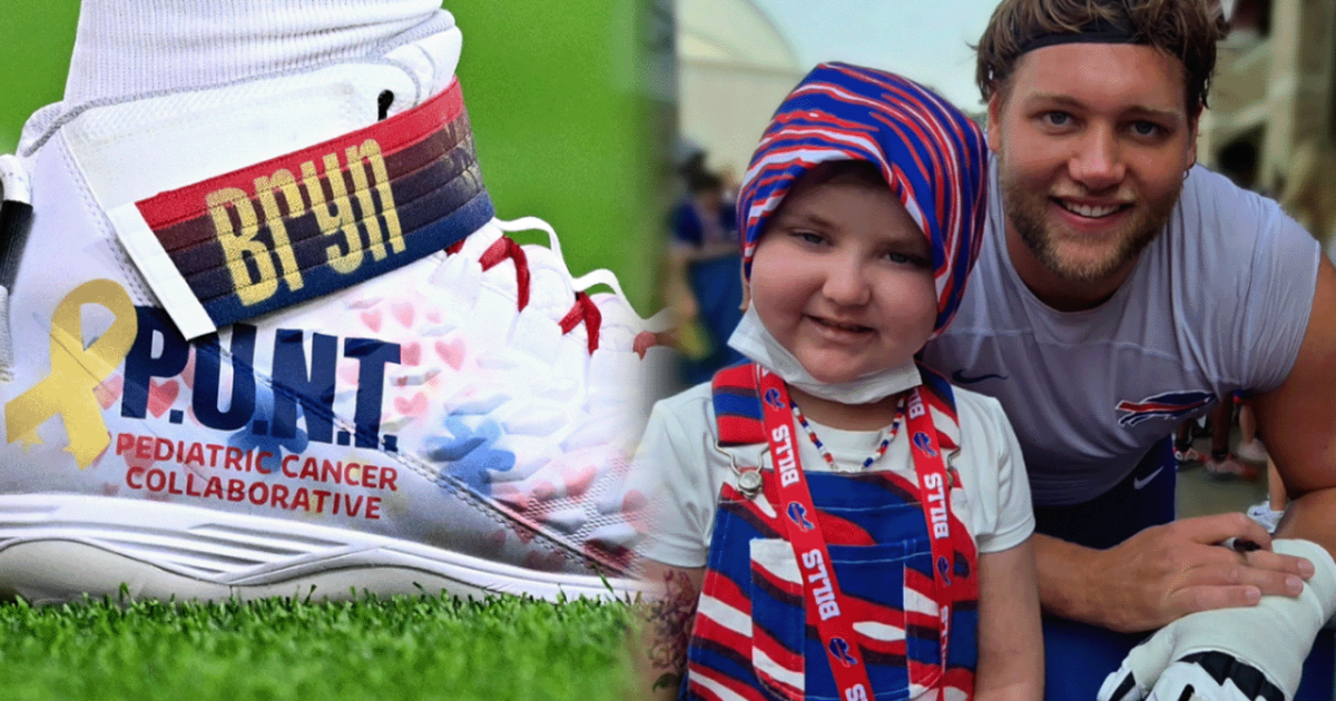 Meet Bryn, a leukemia warrior & Buffalo Bills LT Ryan Van Denmark's best friend