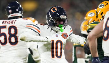 Bears injury report: WRs Rome Odunze and Luther Burden sit out