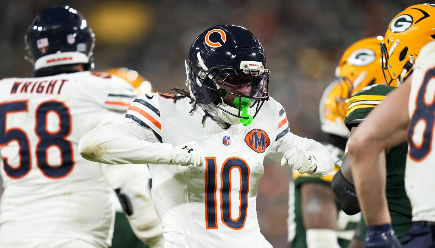 Bears injury report: WRs Rome Odunze and Luther Burden sit out