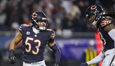 Bears get 2 starting LBs back for Packers game
