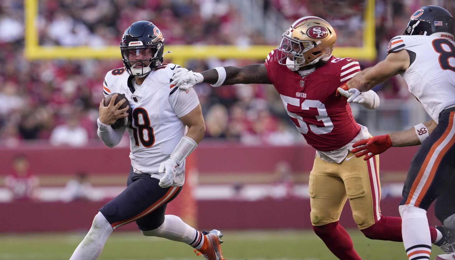 Pro Football Focus gives Bears QB Caleb Williams rare plus-2.0 grade for touchdown pass to beat Packers