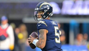 Chargers to start Trey Lance vs. Broncos on Sunday