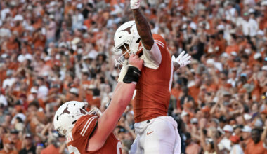 Ohio State HC Ryan Day, Texas HC Steve Sarkisian
