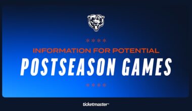 Chicago Bears announce ticketing information for potential home postseason games