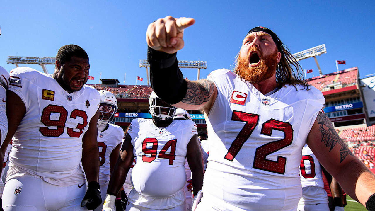 Cardinals C Hjalte Froholdt gets emotional about career he's carved out in NFL