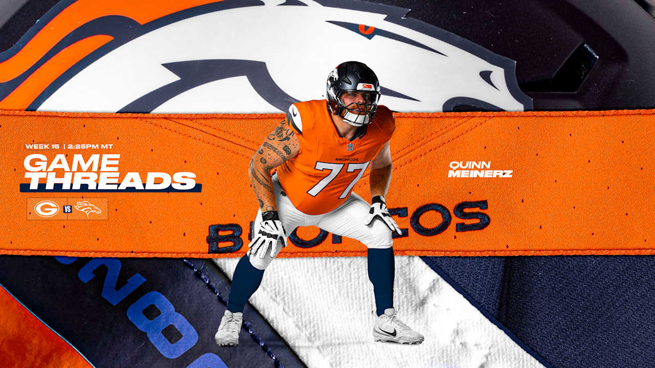 Broncos to wear Sunset Orange jerseys, Summit White pants vs. Packers in Week 15