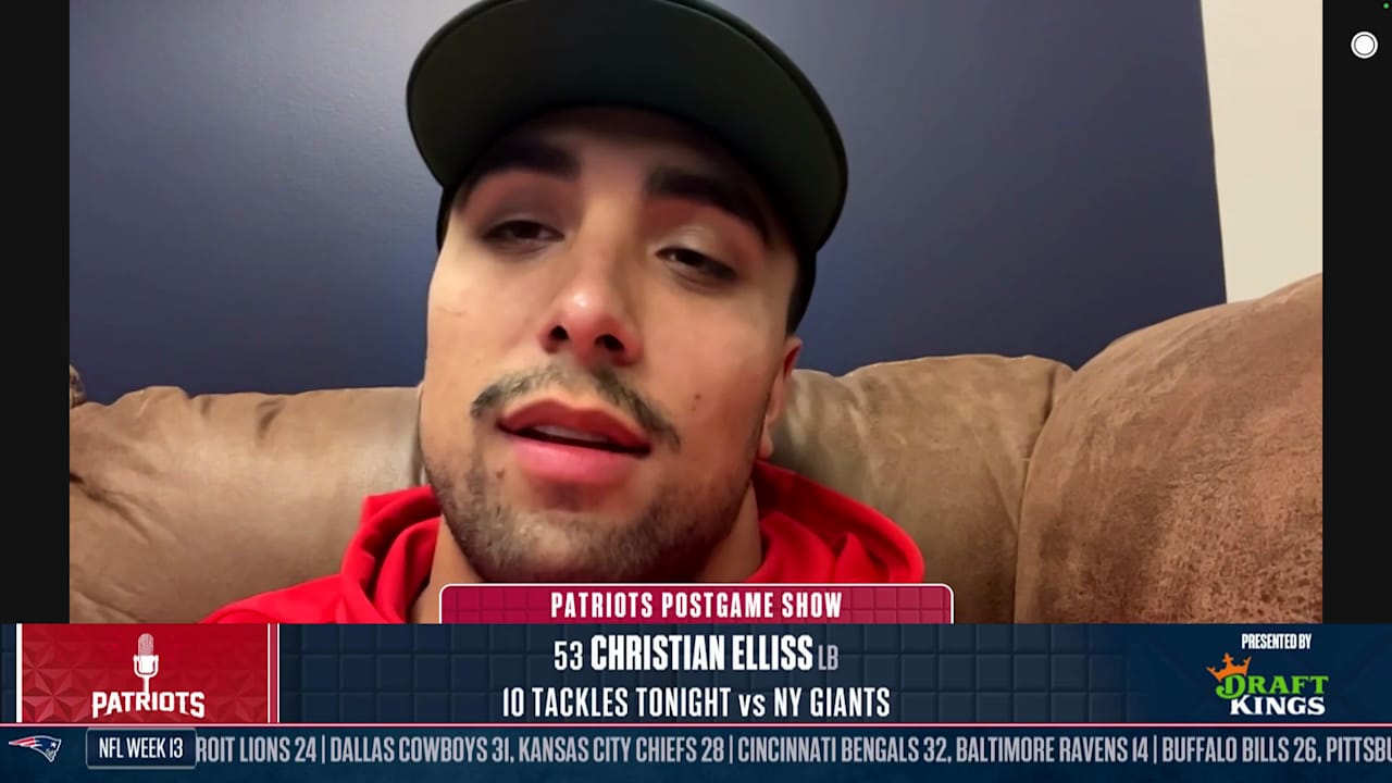 Christian Elliss Talks Win on Patriots Postgame Show 12/1